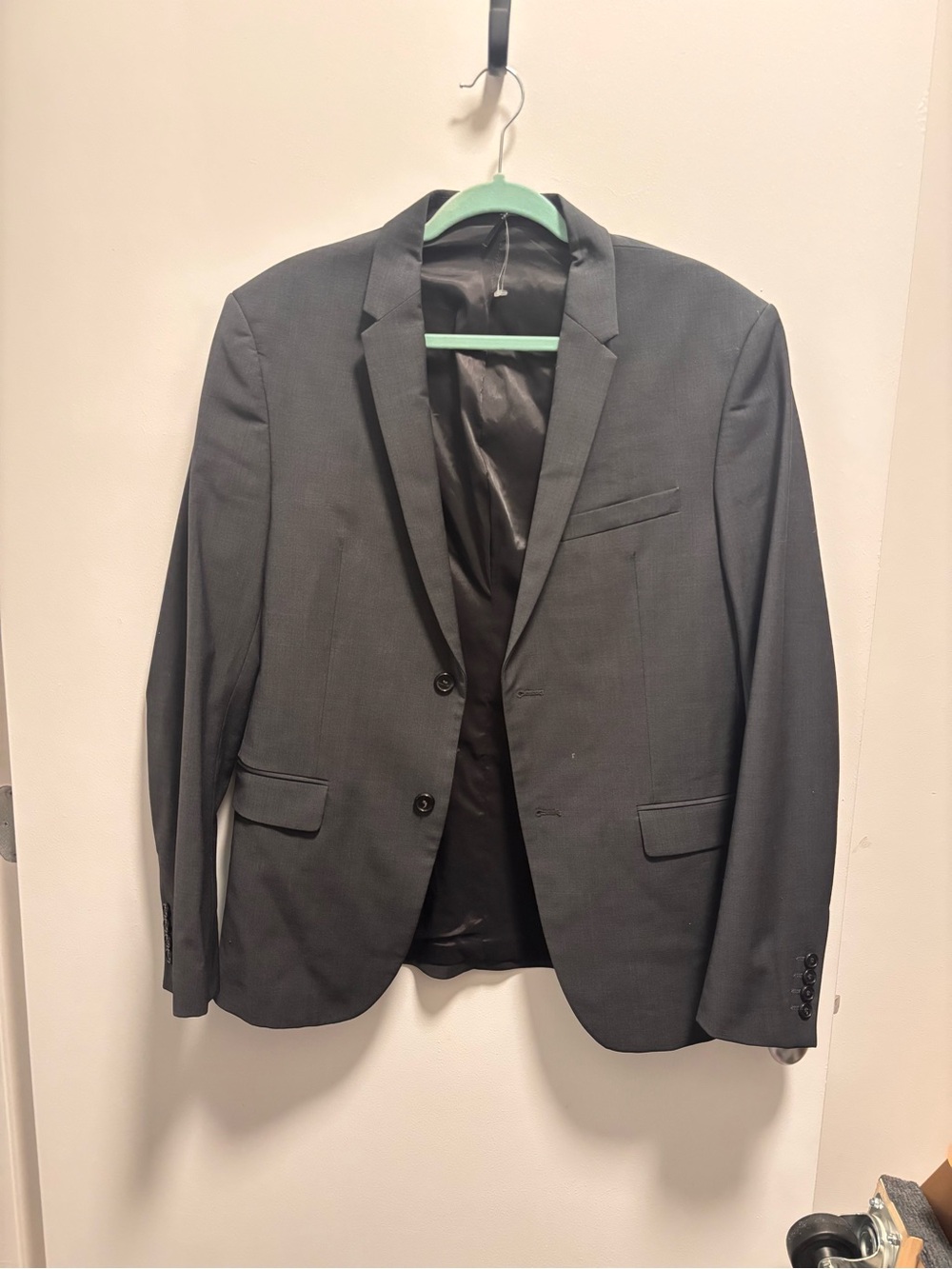 New! Zara Dark Gray Single-Breasted Blazer- never worn